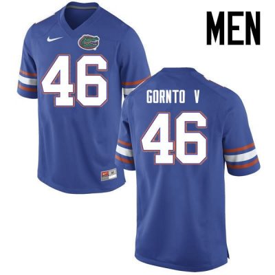 Men's Florida Gators #46 Harry Gornto V NCAA Nike Blue Authentic Stitched College Football Jersey BQL4862QB